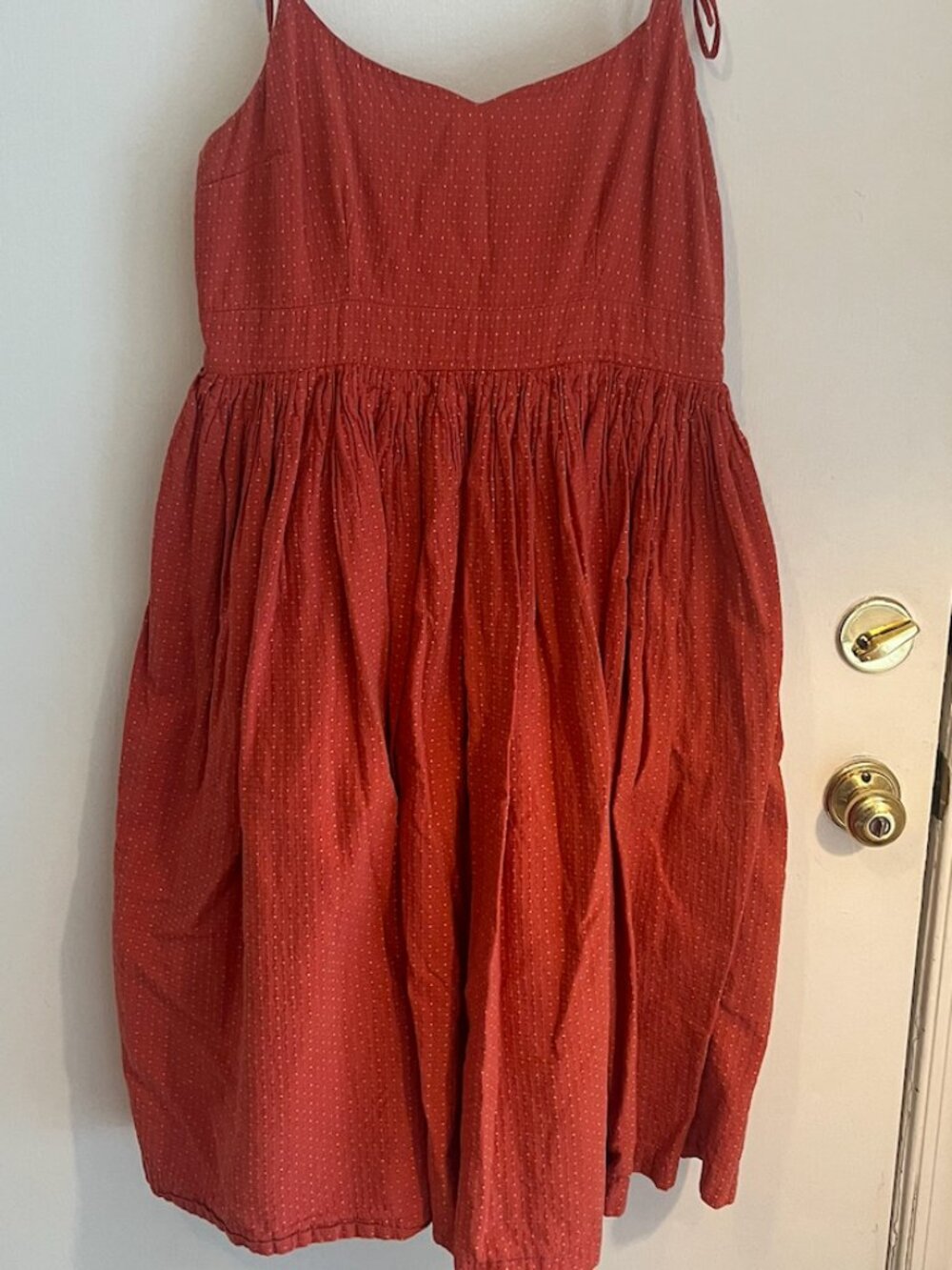 Flirty Orange Modcloth Retro Cotton Sundress (10)